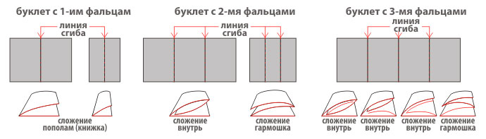 Шаблон буклета а4 3 сгиба